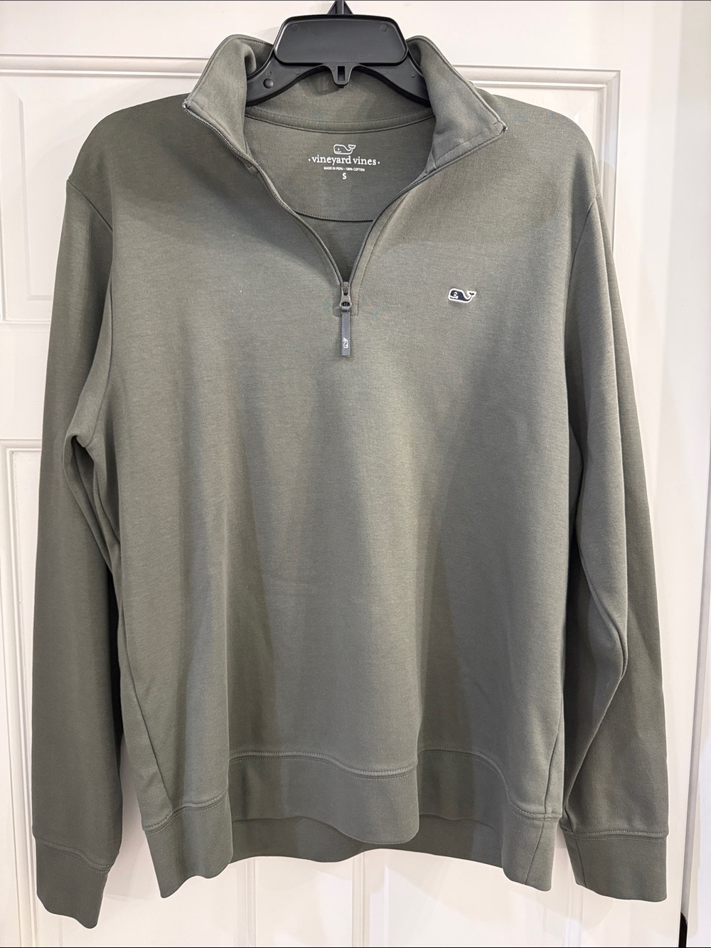 Vineyard Vines Men's Gray Half-Zip Pullover